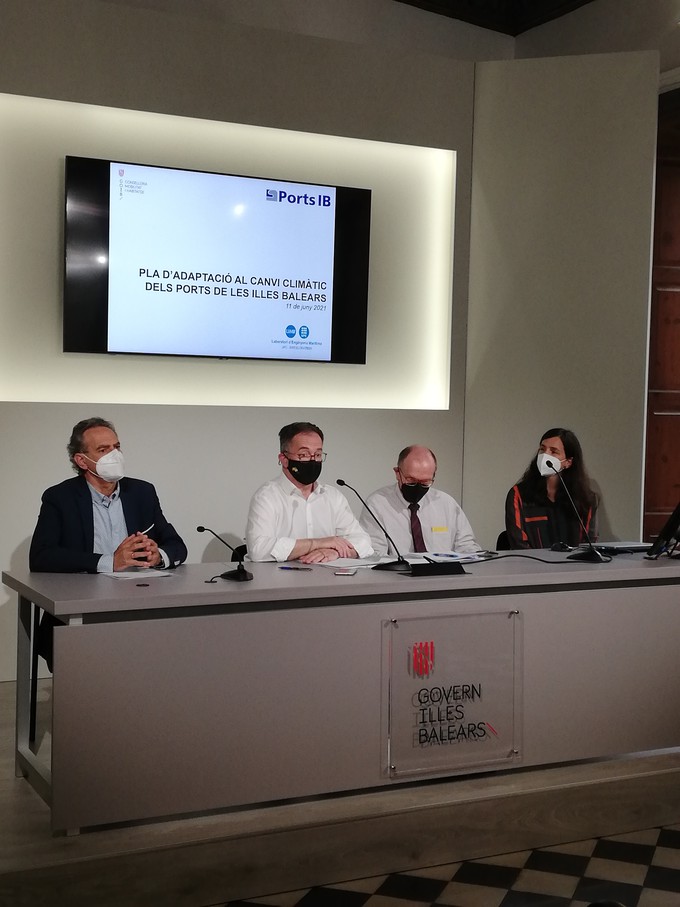 Las actuaciones previstas en el Plan General de Ports IB permitiran afrontar los efectos del cambio climatico en el horizonte 2045